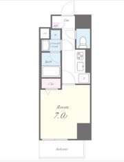 イート アパートメント ヴェリタスの間取り画像