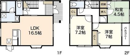 パルフェⅠの間取り画像