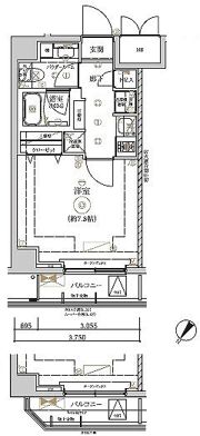 RELUXIA墨田東向島の間取り画像