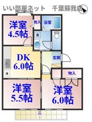 カーサ東山木台の間取り画像