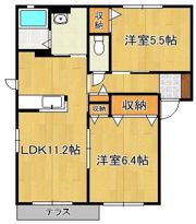 ファンテージ21 A棟の間取り画像