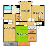 ロアーブル参番館の間取り画像