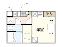 レオパレスH．H．Kの間取り画像