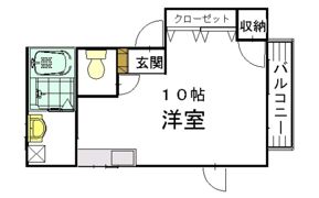 クローバー串戸の間取り画像