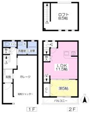 GT－garage土居田の間取り画像