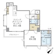 コスモリード恵比寿の間取り画像