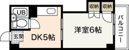 第6佐野ビルの間取り画像