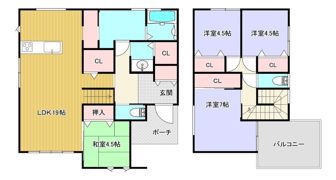 大津町室一戸建て（2121-2）の間取り画像