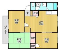 サンビレッジ竜之口B棟の間取り画像