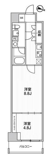 Weave Base Itabashi Honchoの間取り画像