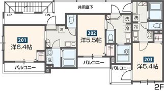 MELDIA亀有Ⅲの間取り画像