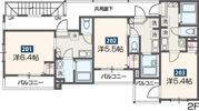 MELDIA亀有Ⅲの間取り画像