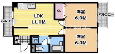 アスク八島の間取り画像