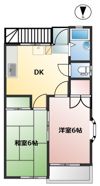 ウエストサイドハウスの間取り画像