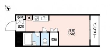 リュクスシティー国分寺の間取り画像