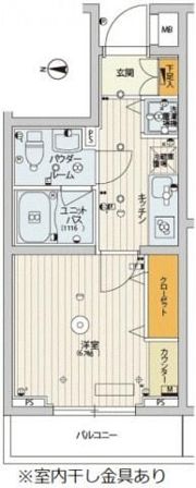 スカイコートパレス千川の間取り画像
