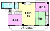 内海小栗マンションの間取り画像