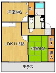 アムールIの間取り画像
