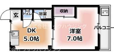 カトレアハイツ門真の間取り画像