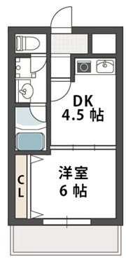 CORRECT FORET住道の間取り画像