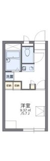 レオパレスフラミンゴの間取り画像