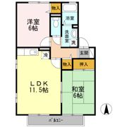 アリッサム21 A棟の間取り画像