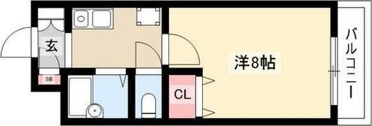 ガーデンビル城下の間取り画像