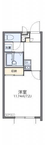 レオパレスオリーブⅢの間取り画像