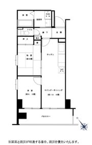 ルリエ横浜長者町の間取り画像