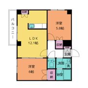 メインハイツの間取り画像
