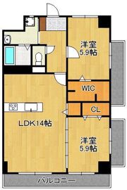 THE SQUARE Club Residenceの間取り画像