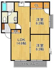 サンシティ別府 A棟の間取り画像