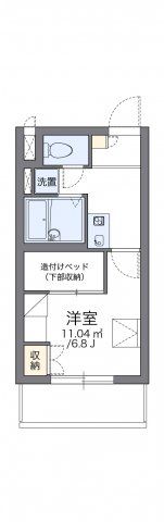 レオパレスヴィルヌーブ川崎Aの間取り画像