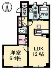 グランドール津高 弐番館の間取り画像