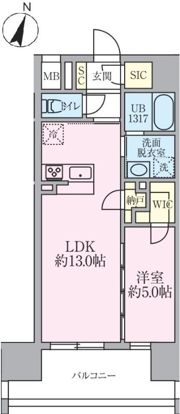 メルシーペール上落合の間取り画像