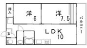 ダイバーシティ神戸長田B棟の間取り画像