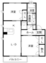 MAST COURT豊岡Bの間取り画像