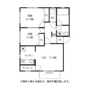 T-スクエア CDの間取り画像