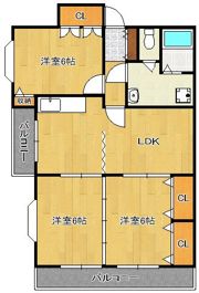 山内シャルム田町 901号室の間取り画像
