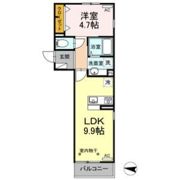 D-ROOM木町通の間取り画像