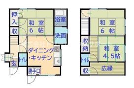 長井三丁目貸家の間取り画像