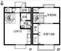 EXCE 福塚の間取り画像
