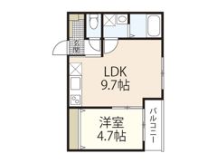 リノリノアパートメントwithB棟の間取り画像