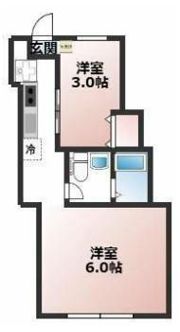 ベルビュー西谷の間取り画像