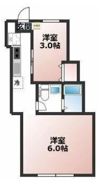 ベルビュー西谷の間取り画像