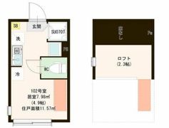Villetta I 亀戸の間取り画像