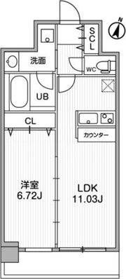LaDouceur天満の間取り画像
