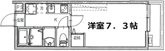 アークリード北野白梅町の間取り画像