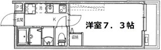 アークリード北野白梅町の間取り画像