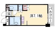 西灘駅前ハイツの間取り画像